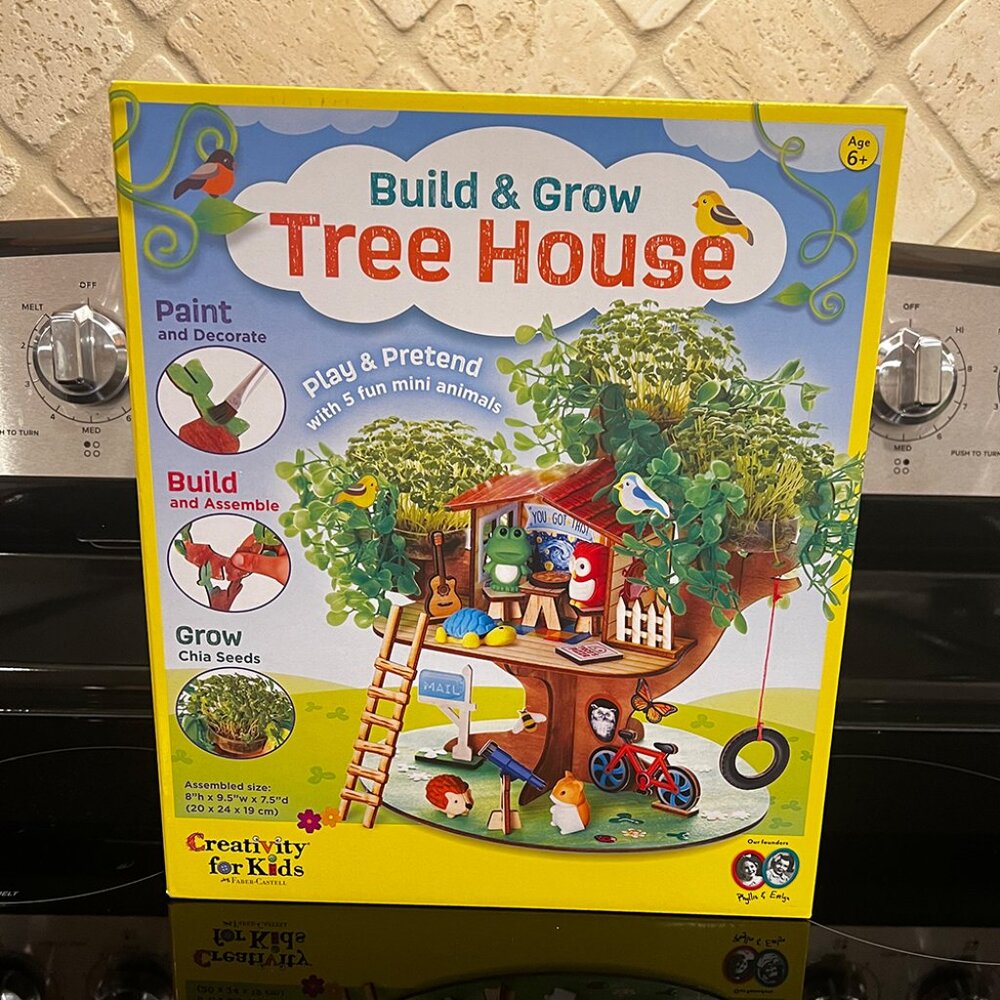 Creativity for Kids: Build and Grow Tree House Kit